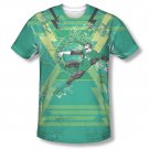 Green Lantern Wield The Power Sublimation Green Tee Shirt Green