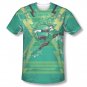 Green Lantern Wield The Power Sublimation Green Tee Shirt Green