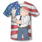 American Dad Spreading Freedom Sublimation T-Shirt White