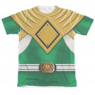 Power Rangers Emblem Costume Sublimation T-Shirt Green