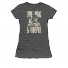 Star Trek Spock Live Long & Prosper Juniors T-Shirt Gray