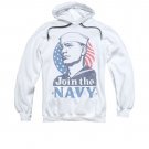 US Navy Join Now Pullover Hoodie White