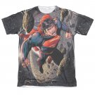 Superman Up Up Sublimation T-Shirt Black