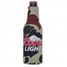 Coors Light Logo Bottle Suit Koozie - Camo Brown