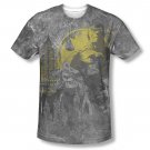 Batman Dark City Sublimation Tee Shirt Gray