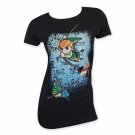 Nintendo Women's Swinging Link Zelda Tee Shirt Black