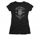 Sons Of Anarchy Fabric Print Juniors T-Shirt Black