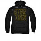 Star Trek Distressed Logo Pullover Hoodie Black