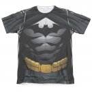 Batman Men's Uniform Costume Sublimation Tee Shirt Black