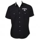 Jack Daniel's Whiskey Button-Up Dress Shirt Black