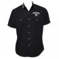 Jack Daniel's Whiskey Button-Up Dress Shirt Black