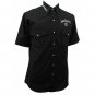 Jack Daniel's Whiskey Button-Up Dress Shirt Black