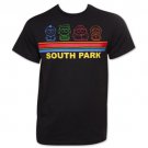 South Park Group Shot Outline T-Shirt Black