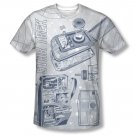 Star Trek Gadgets Sublimation T-Shirt Gray