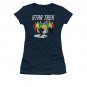 Star Trek Vector Crew Juniors T-Shirt Blue