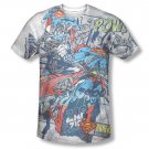 Superman Break Free Sublimation T-Shirt White