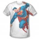 Superman 8 Bit Pixels Sublimation T-Shirt White