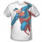 Superman 8 Bit Pixels Sublimation T-Shirt White