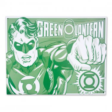 Green Lantern Novelty Sign Green