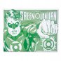 Green Lantern Novelty Sign Green
