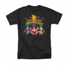Power Rangers Unite Tee Shirt Black