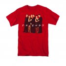 Friends Cast Tee Shirt Red