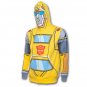 Transformers Full Hood Mask Autobot Bumblebee Sweatshirt Costume Hoodie Yellow