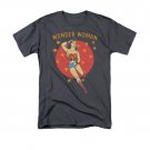 Wonder Woman Circle T-Shirt Gray