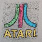 Atari Colorful Logo Tee Shirt by FREEZE Gray