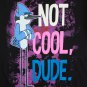 Regular Show Mordecai Not Cool Juniors T Shirt Black