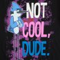Regular Show Mordecai Not Cool Juniors T Shirt Black