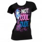 Regular Show Mordecai Not Cool Juniors T Shirt Black