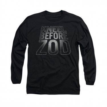 Superman Kneel Before Zod Long Sleeve T-Shirt Black