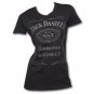Jack Daniel's Raised Logo Juniors T Shirt Black