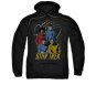 Star Trek TOS Warp Factor 4 Pullover Hoodie Black