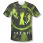 The X-Files Trust No One Sublimation T-Shirt Green