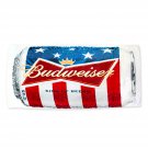 Budweiser Beer Can Beach Towel White
