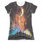 Star Trek TNG First Contact Sublimation Juniors T-Shirt Black