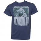 Star Wars Yoda Words Of Wisdom TShirt Blue