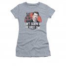 Parks & Recreation Juniors If At First Your Don't Succeed Tee Shirt Gray