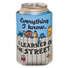Sesame Street Everything I Know Learned On The Street Koozie Blue