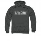 Sons Of Anarchy SAMCRO Logo Pullover Hoodie Gray