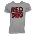 Red Dog Classic Logo Men's Grey T-Shirt Gray