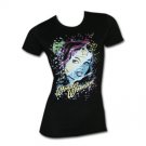 Wonder Woman Color Stars Womens Graphic TShirt Black