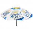 Corona Extra Heavy Duty Vinyl Patio Table Beach Umbrella White