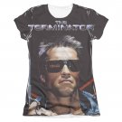 The Terminator Poster Sublimation Juniors T-Shirt White