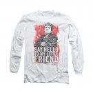 Scarface Little Friend Long Sleeve T-Shirt White