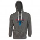 Budweiser Anheuser Busch Logo Beer Pouch Hoodie Gray