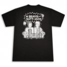 Beavis and Butthead Couch Sketch Graphic Tee Shirt Black