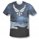 US Air Force Take Off Sublimation T-Shirt Blue